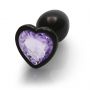 Korek analny Heart Gem Ouch! mały 6 cm - 3