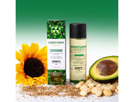 Olejek do masażu Exsens Aventurine Avocado 100 ml - 2