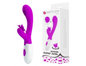 Wibrator Pretty Love Moth motyl z lizaniem 12 wibracji 3 tryby