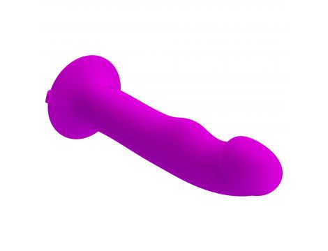 Wibrator analny Pretty Love Murray fioletowy 12 wibracji przyssawka - 7