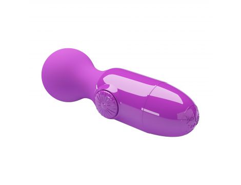 Mini wibrator silikonowy Pretty Love fioletowy wodoodporny AAA - 7