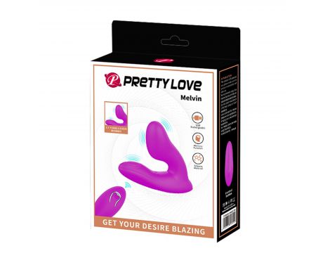 Stymulator łechtaczki Pretty Love Melvin dwusilnikowy 12 funkcji pilot - 8
