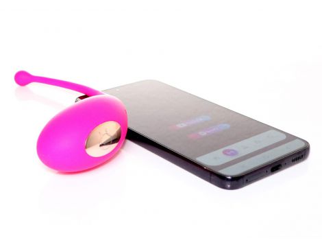 Jajko wibrujące Smart Egg B Series z aplikacją silikonowe USB - 3