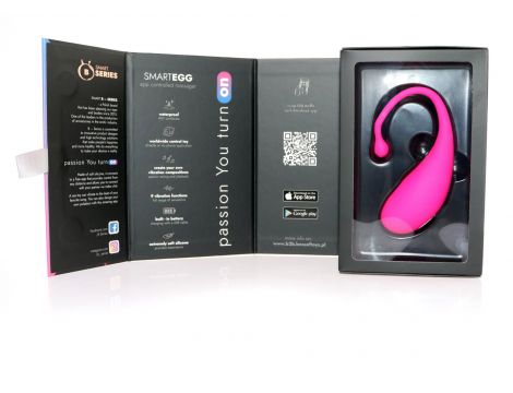 Jajko wibrujące Smart Egg B Series z aplikacją silikonowe USB - 2