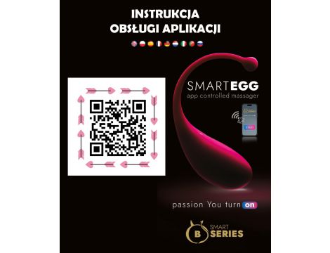 Jajko wibrujące Smart Egg B Series z aplikacją silikonowe USB - 14