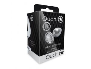Korek analny z klejnotem Ouch mały 6 cm