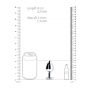 Średni aluminiowy korek analny z klejnotem Ouch! 7 cm - 10