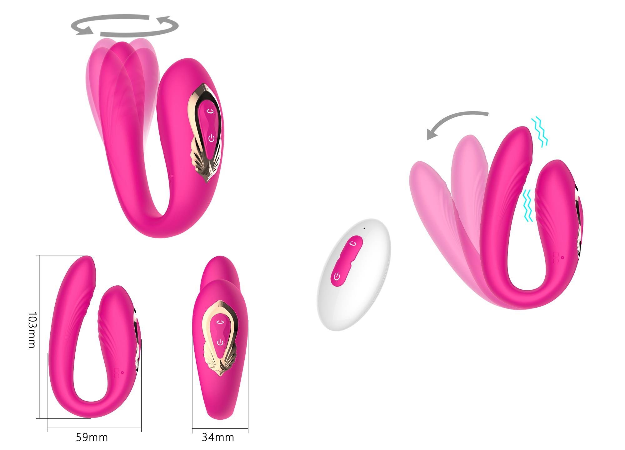 Rotating Wearable Dual Vibrator