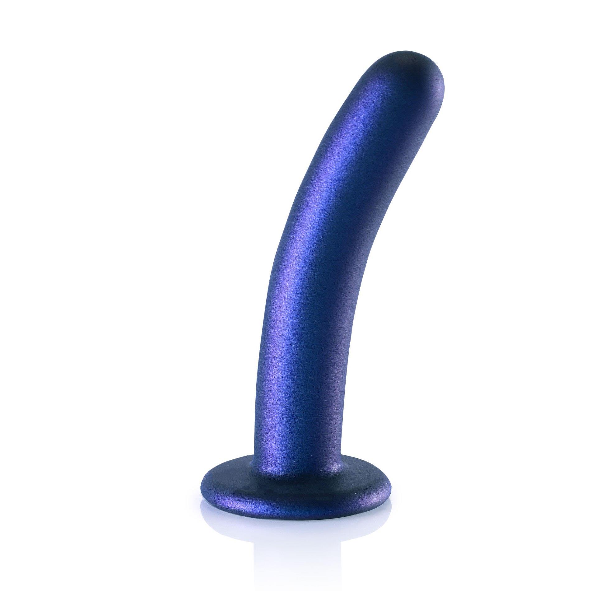 smooth silicone g-spot dildo - 6'' / 14,5 cm