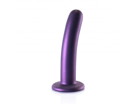 Dildo silikonowe zakrzywione Ouch! metaliczne 14,5 cm - 9