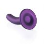Dildo silikonowe zakrzywione Ouch! metaliczne 14,5 cm - 8