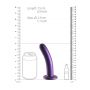 Dildo silikonowe zakrzywione Ouch! metaliczne 14,5 cm - 11