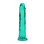 Dildo realistyczne proste z przyssawką RealRock transparentne 18 cm - 6