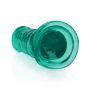 Dildo realistyczne proste z przyssawką RealRock transparentne 18 cm - 8