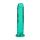 Dildo realistyczne proste z przyssawką RealRock transparentne 18 cm