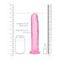 Dildo realistyczne żelowe z przyssawką RealRock 23 cm - 5