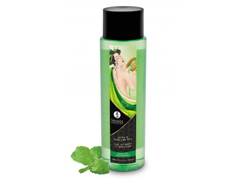 Żel do kąpieli i prysznica Shunga miętowy 370 ml - 2