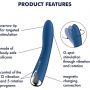 Obrotowy wibrator punktu G Satisfyer Spinning Vibe 1 niebieski - 4