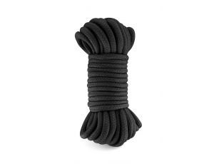 Lina bondage Sweet Caress czarna bawełniana 10m