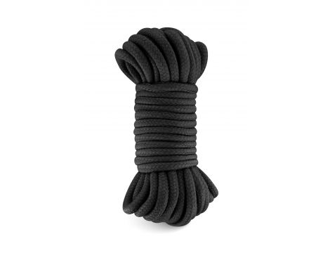Lina bondage Sweet Caress czarna bawełniana 10m