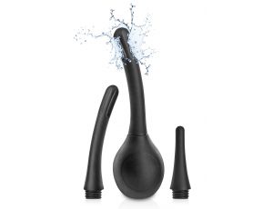 Gruszka do lewatywy analnej Showerplay 350 ml z 3 kaniulami