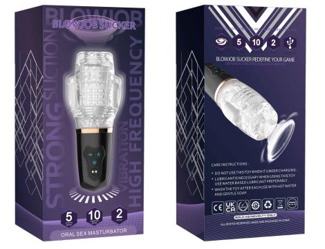 Masturbator ssący wibrujący B Series Cute USB - 5