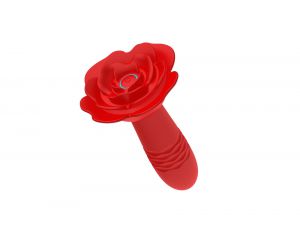 Korek analny Rose Thrusting wibrujący B Series Cute silikonowy wodoodporny
