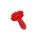 Korek analny Rose Thrusting wibrujący B Series Cute silikonowy wodoodporny