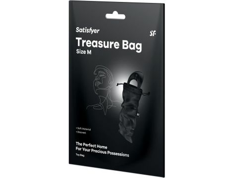 Torba na zabawki Satisfyer Treasure Bag M czarna - 3