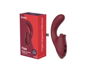 Stymulator łechtaczki Kissen Tide silikonowy wodoodporny 18 cm