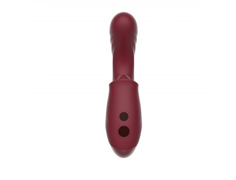 Stymulator łechtaczki Kissen Tide silikonowy wodoodporny 18 cm - 2