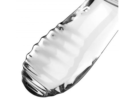 Szklane dildo Satisfyer Double Crystal transparentne - 3