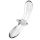 Szklane dildo Satisfyer Double Crystal transparentne