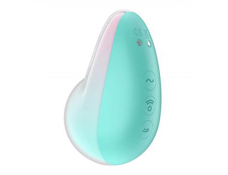 Stymulator łechtaczki silikonowy Satisfyer Pixie Dust miętowo-różowy USB - 5