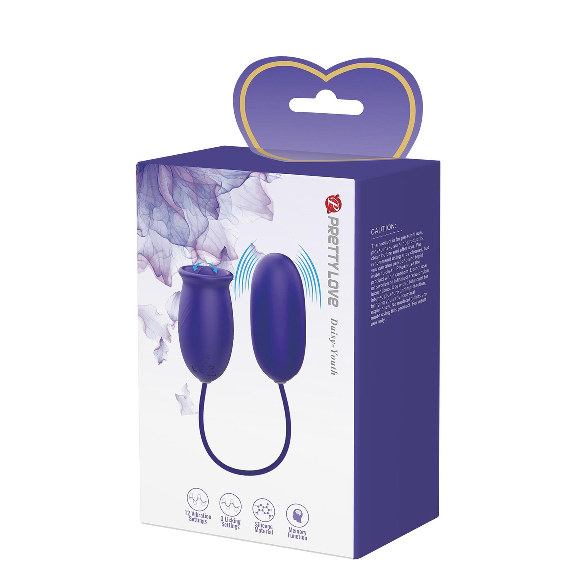pretty love - daisy - youth, 12 vibration functions 3 licking settings
