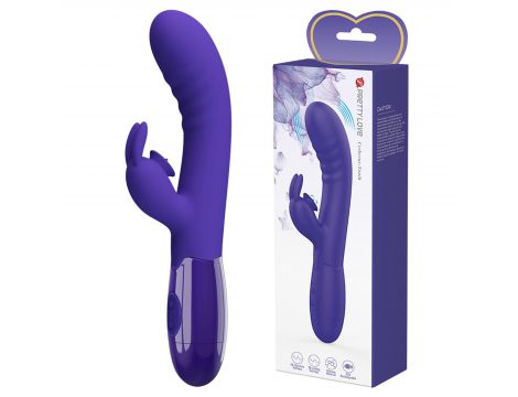 Wibrator króliczek Pretty Love Cerberus 30 funkcji wibracji i lizania