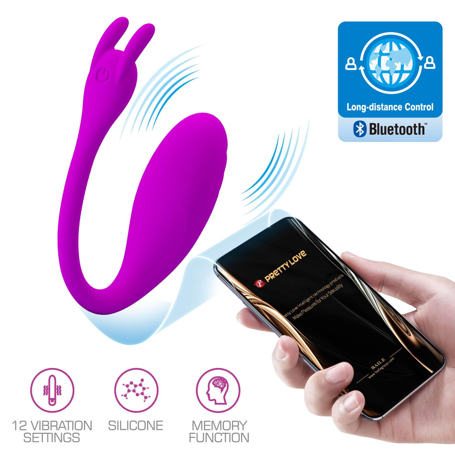 pretty love - catalina, 12 vibration functions mobile app long-distance