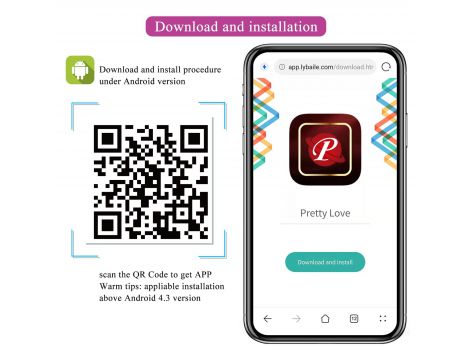 Jajko wibrujące Pretty Love Catalina 12 funkcji z aplikacją - 13