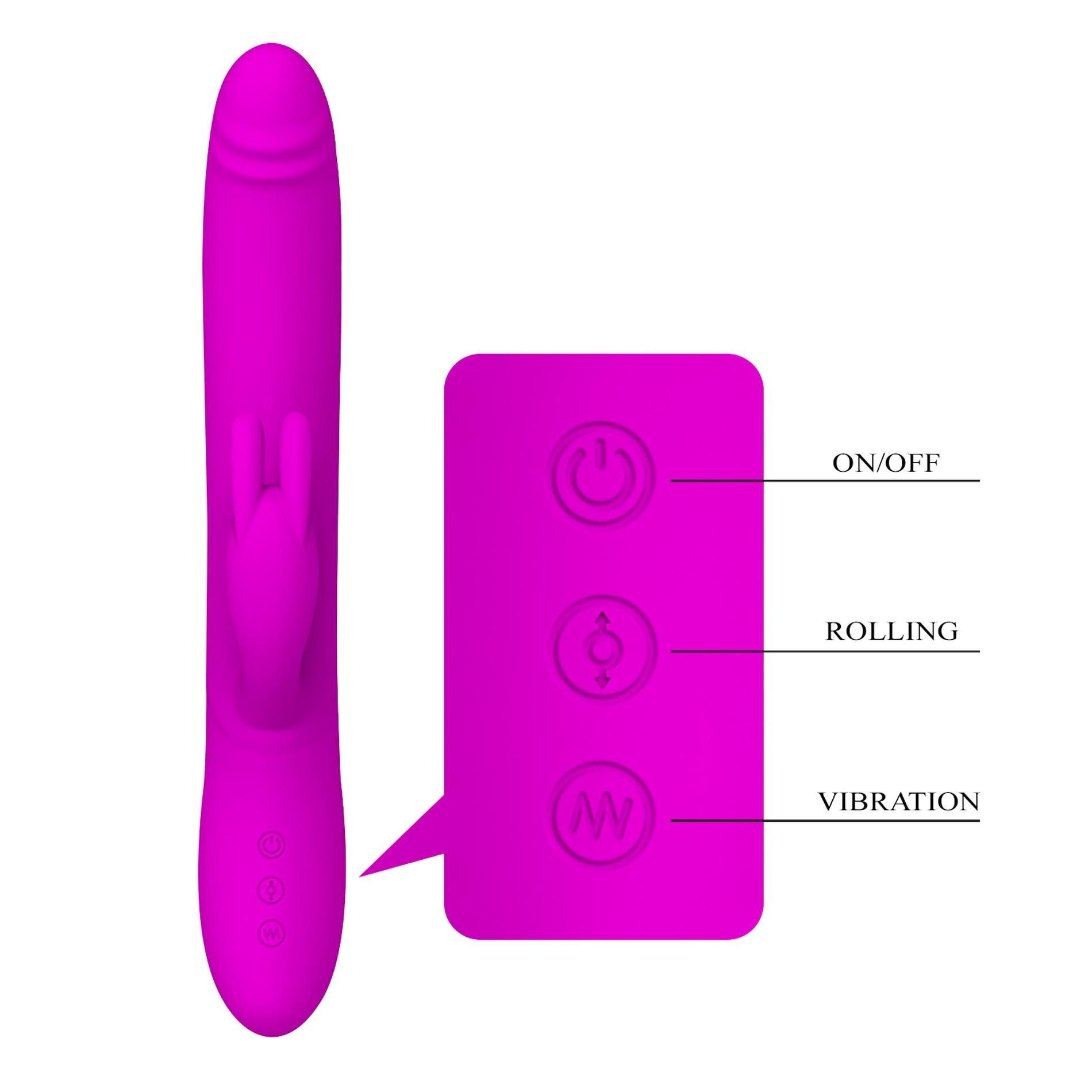 pretty love - byron, 7 vibration functions, usb rechargeable