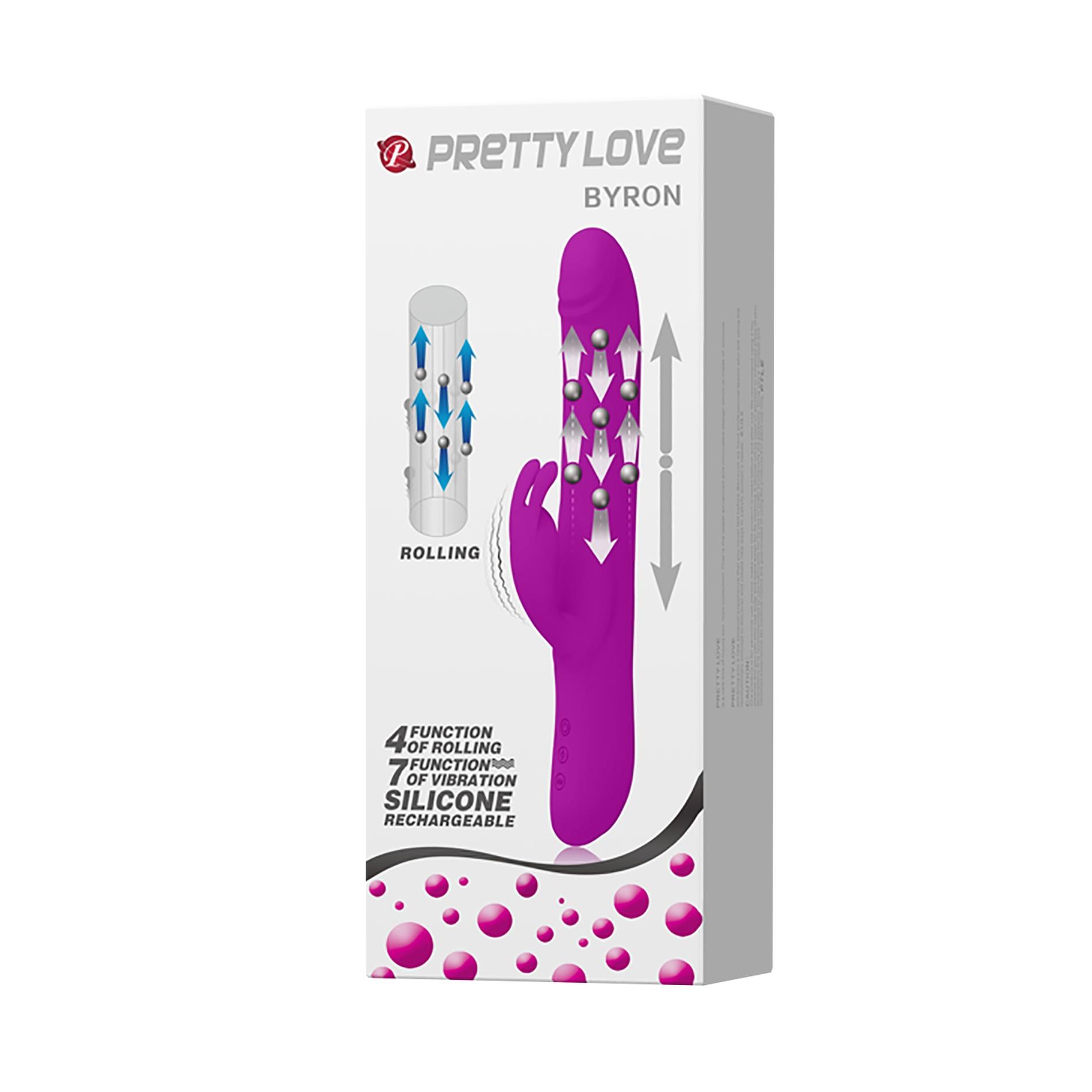 pretty love - byron, 7 vibration functions, usb rechargeable