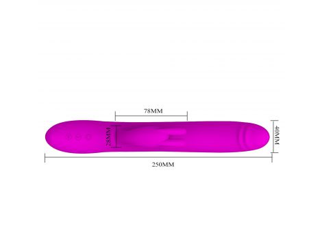 Wibrator króliczek Pretty Love Byron obracający się USB wodoodporny - 7