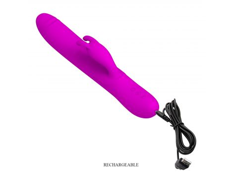 Wibrator króliczek Pretty Love Byron obracający się USB wodoodporny - 9