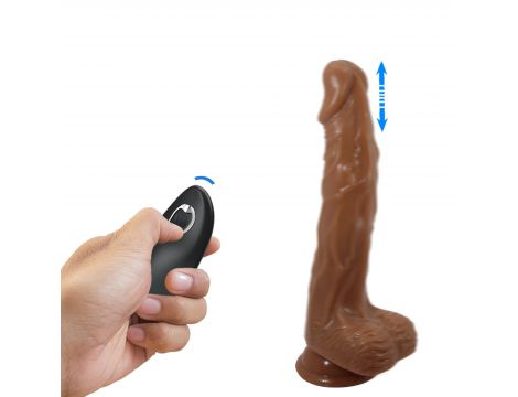 Realistyczny wibrator Baile Bodach 20 cm pchnięcia rotacja pilot USB - 9