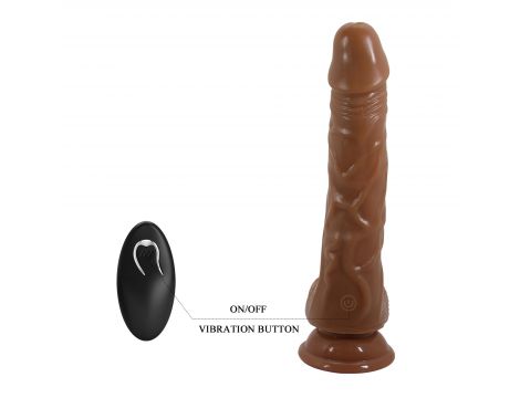 Realistyczny wibrator Baile Bodach 20 cm pchnięcia rotacja pilot USB - 4