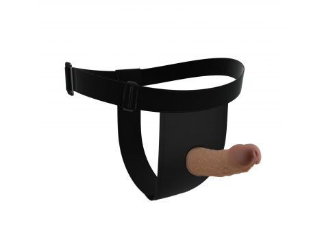 Regulowana uprząż strap-on Pretty Love Houston silikonowe dildo 17 cm - 2