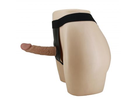 Regulowana uprząż strap-on Pretty Love Houston silikonowe dildo 17 cm - 7