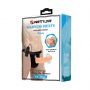 Wibrująca proteza penisa Pretty Love Draven ze strap-onem 17 cm - 12
