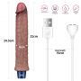 Wibrator silikonowy realistyczny Lovetoy USB 24 cm - 3