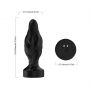 Wibrujący korek analny Limonster czarny 9 trybów USB wodoodporny - 3