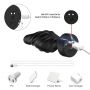 Wibrujący korek analny Limonster czarny 9 trybów USB wodoodporny - 5